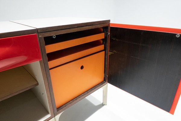 Mid-Century Modern Desk with Sliding Top by Raymond Loewy, 1960s-FGA-1192863