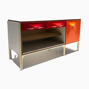 Mid-Century Modern Desk with Sliding Top by Raymond Loewy, 1960s-FGA-1192863