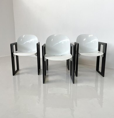 Mid-Century Modern Diagolo Chairs attributed to Afra & Tobia Scarpa for B&b Italia, 1970s-FGA-1724516