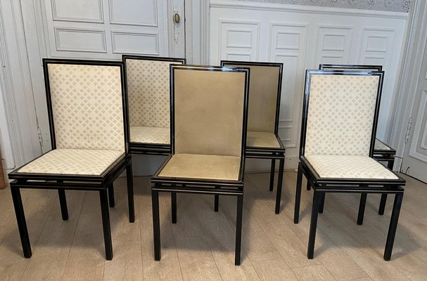 Mid-Century Modern Dining Chairs by Pierre Vandel, France, 1970s, Set of 6-JG-1377702