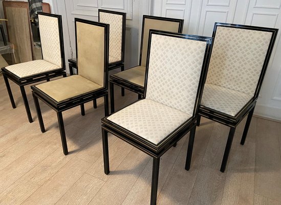 Mid-Century Modern Dining Chairs by Pierre Vandel, France, 1970s, Set of 6-JG-1377702