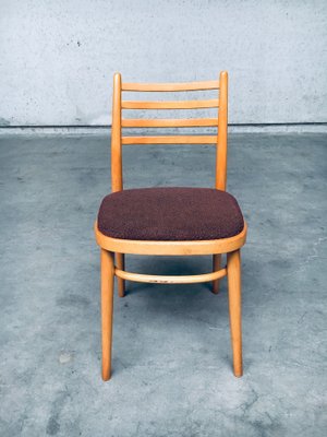 Mid-Century Modern Dining Chairs from Ton, Czechoslovakia, 1968, Set of 4-RQV-1188982