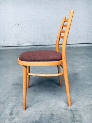 Mid-Century Modern Dining Chairs from Ton, Czechoslovakia, 1968, Set of 4-RQV-1188982