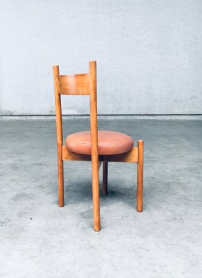 Mid-Century Modern Dining Chairs in the style of Charlotte Perriand, France, 1960s, Set of 4-RQV-1761653