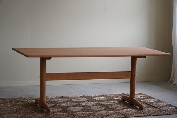 Mid-Century Modern Dining Room Table in Oak & Teak by Ditte & Adrian Heath, 1960s-MXF-1720343