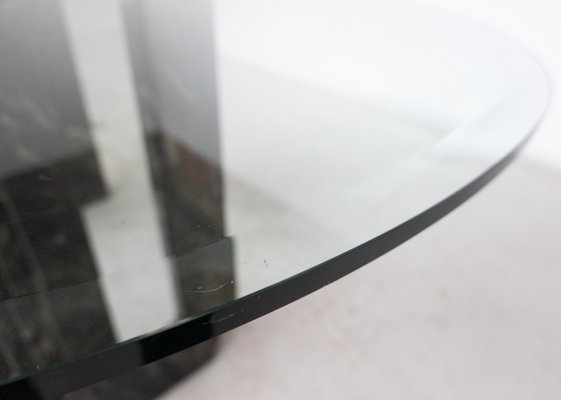 Mid-Century Modern Dining Table in Marble and Glass attributed to Carlo Scarpa, Italy, 1960s-FGA-1824067