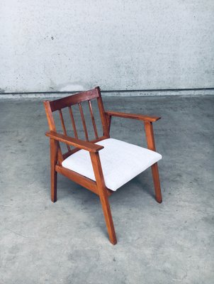 Mid-Century Modern Dutch Armchair Set, Netherlands, 1950s, Set of 3-RQV-1327514