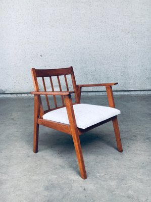 Mid-Century Modern Dutch Armchair Set, Netherlands, 1950s, Set of 3-RQV-1327514