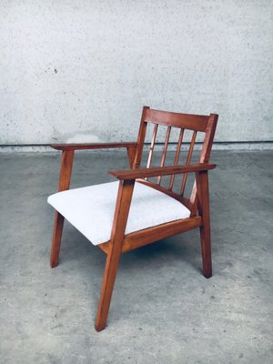 Mid-Century Modern Dutch Armchair Set, Netherlands, 1950s, Set of 3-RQV-1327514