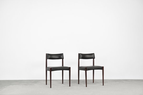 Mid-Century Modern Dutch Dining Chairs by Aksel Bender Madsen for Bovenkamp, 1960s, Set of 2-ZAA-1285495