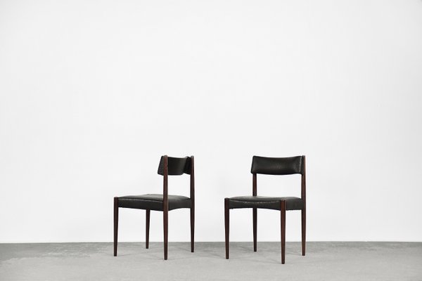 Mid-Century Modern Dutch Dining Chairs by Aksel Bender Madsen for Bovenkamp, 1960s, Set of 2-ZAA-1285495