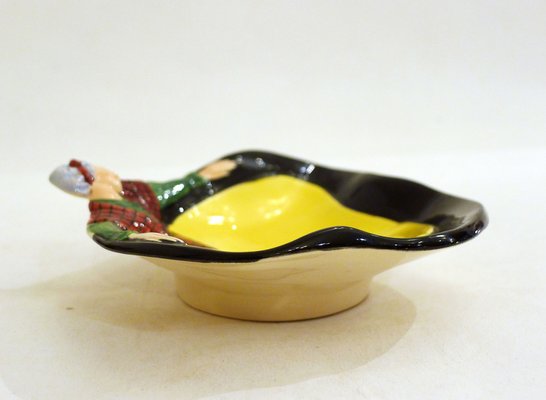 Mid-Century Modern Earthenware Farm Ashtray, 1960s-RNR-1248967