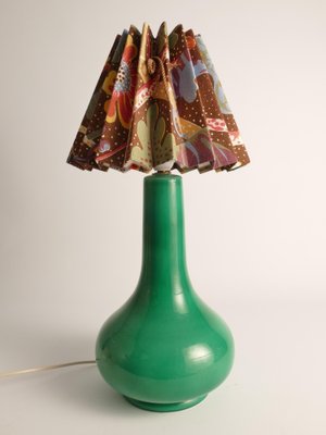 Mid-Century Modern Emerald Green Table Lamp from Casa Pupo, London, 1960s-RUK-1812299