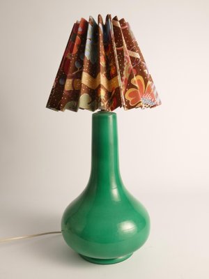 Mid-Century Modern Emerald Green Table Lamp from Casa Pupo, London, 1960s-RUK-1812299