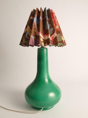 Mid-Century Modern Emerald Green Table Lamp from Casa Pupo, London, 1960s-RUK-1812299