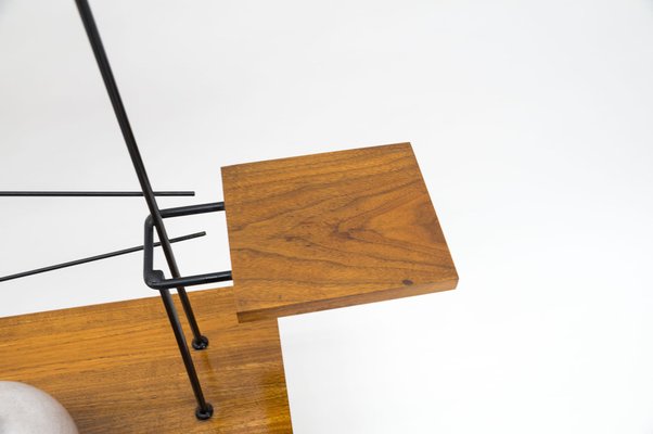 Mid-Century Modern Etagere in Metal & Wood, 1960s-KQB-1279836