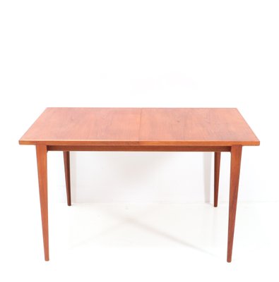 Mid-Century Modern Extending Dining Table in Teak by Henry Rosengren Hansen for Brande Møbelindustri-MY-1273585