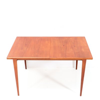 Mid-Century Modern Extending Dining Table in Teak by Henry Rosengren Hansen for Brande Møbelindustri-MY-1273585