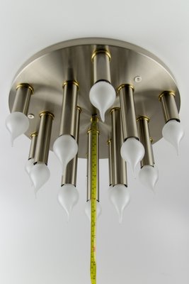 Mid-Century Modern Fifteen-Light Ceiling Lamp from Sölken, 1970s-KEG-1416719