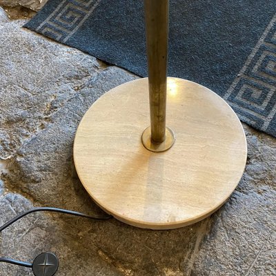 Mid-Century Modern Floor Lamp in Brass and Glass from Arredoluce, 1960s-NMK-1223801