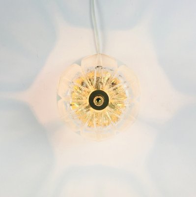 Mid-Century Modern Flower-Shaped Glass Flush Mount from Limburg, Germany, 1970s-BMM-1797951