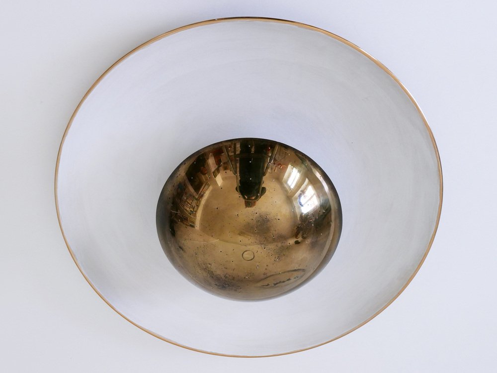 Mid-Century Modern Flush Mount by Bünte & Remmler, Germany, 1950s