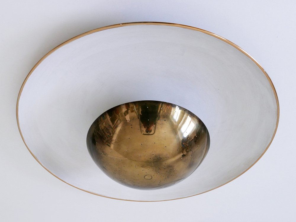 Mid-Century Modern Flush Mount by Bünte & Remmler, Germany, 1950s