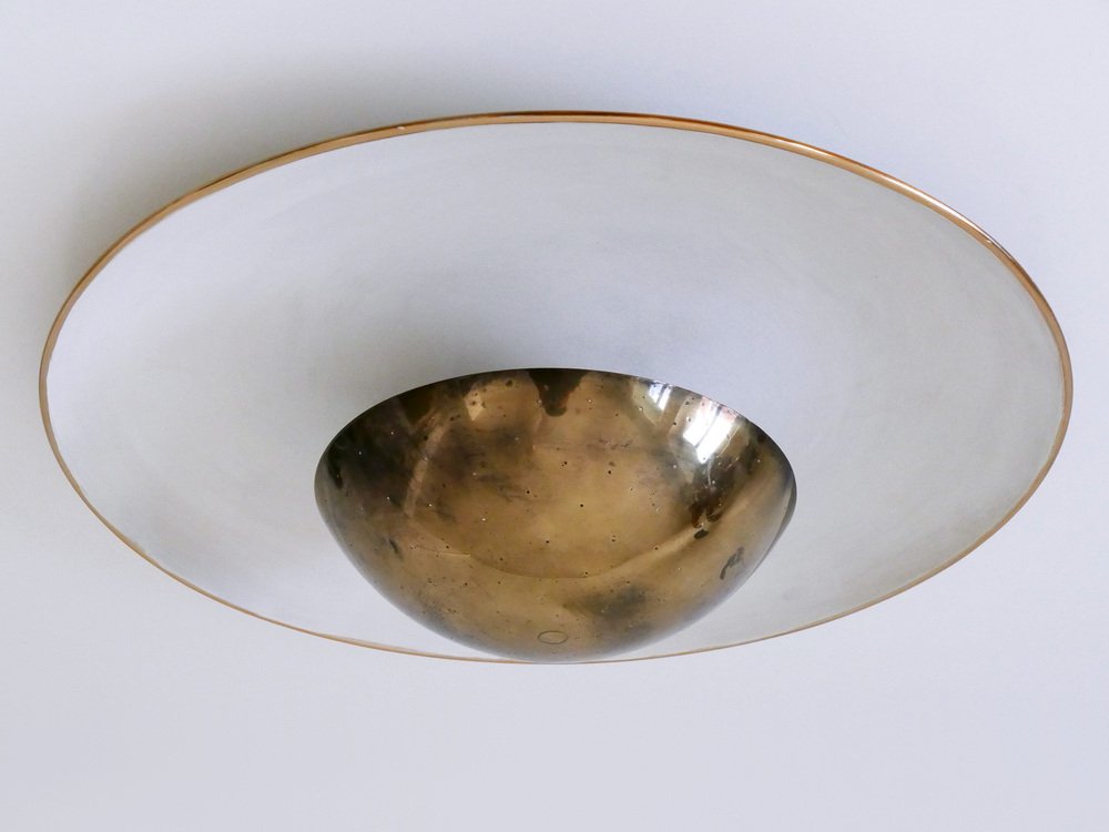 Mid-Century Modern Flush Mount by Bünte & Remmler, Germany, 1950s