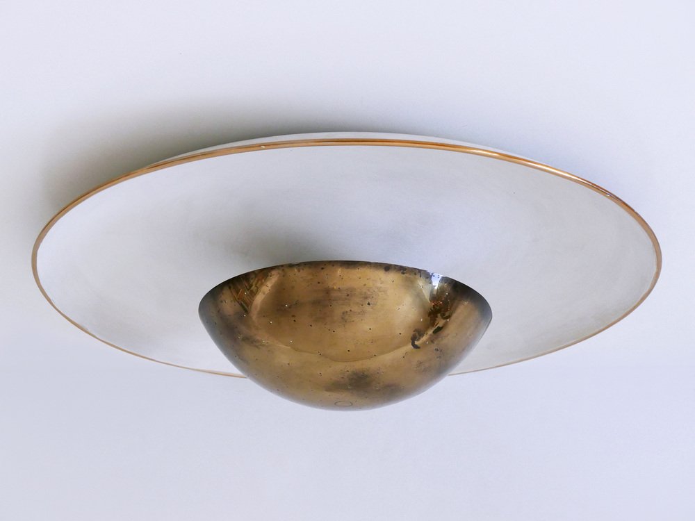 Mid-Century Modern Flush Mount by Bünte & Remmler, Germany, 1950s