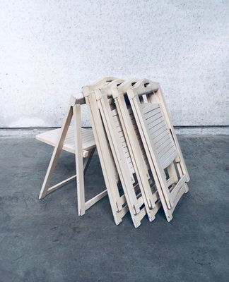 Mid-Century Modern Folding Chairs by Aldo Jacober for Alberto Bazzani, Italy, 1960s, Set of 5-RQV-883393