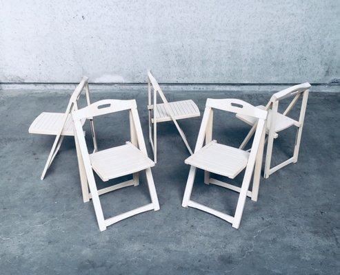 Mid-Century Modern Folding Chairs by Aldo Jacober for Alberto Bazzani, Italy, 1960s, Set of 5-RQV-883393