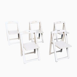 Mid-Century Modern Folding Chairs by Aldo Jacober for Alberto Bazzani, Italy, 1960s, Set of 5-RQV-883393