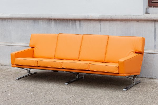 Mid-Century Modern Four-Seat Sofa, 1960s-KL-1079168