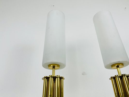 Mid-Century Modern French Brass Table Lamps, 1960s, Set of 2-PUK-1306768