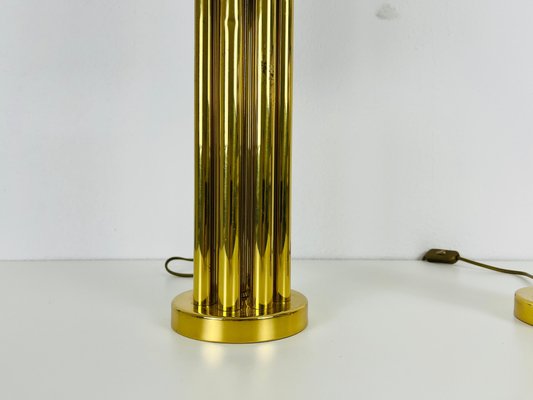 Mid-Century Modern French Brass Table Lamps, 1960s, Set of 2-PUK-1306768