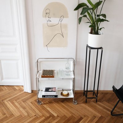 Mid-Century Modern German Bar Cart, 1970s-KND-1270918