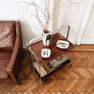 Mid-Century Modern German Bar Cart or Trolley, 1970s-KND-1182688