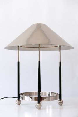 Mid-Century Modern German Nickel-Plated Brass Monumental Table Lamp, 1970s-WPT-617965