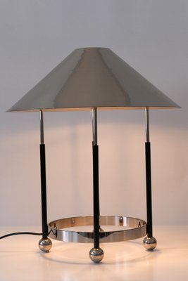 Mid-Century Modern German Nickel-Plated Brass Monumental Table Lamp, 1970s-WPT-617965