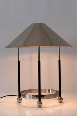 Mid-Century Modern German Nickel-Plated Brass Monumental Table Lamp, 1970s-WPT-617965