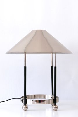 Mid-Century Modern German Nickel-Plated Brass Monumental Table Lamp, 1970s-WPT-617965