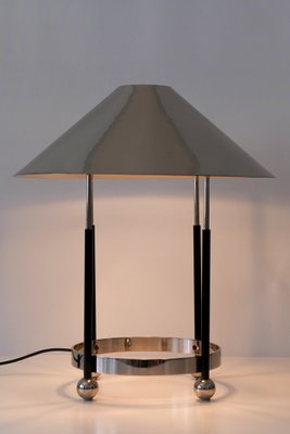 Mid-Century Modern German Nickel-Plated Brass Monumental Table Lamp, 1970s-WPT-617965