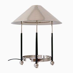 Mid-Century Modern German Nickel-Plated Brass Monumental Table Lamp, 1970s-WPT-617965