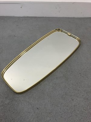 Mid-Century Modern German Rockabilly Golden Wall Mirror, 1970s-JWH-1169734