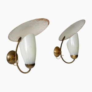 Mid-Century Modern German Sputnik Sconces, 1950s, Set of 2-WPT-1275936