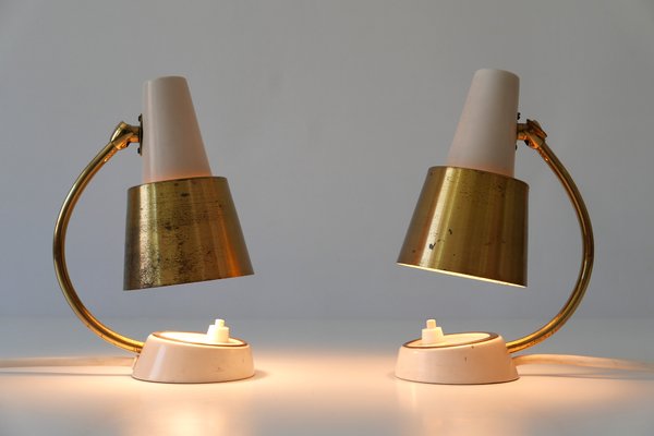 Mid-Century Modern German Table or Wall Lamps, 1950s, Set of 2-WPT-702824