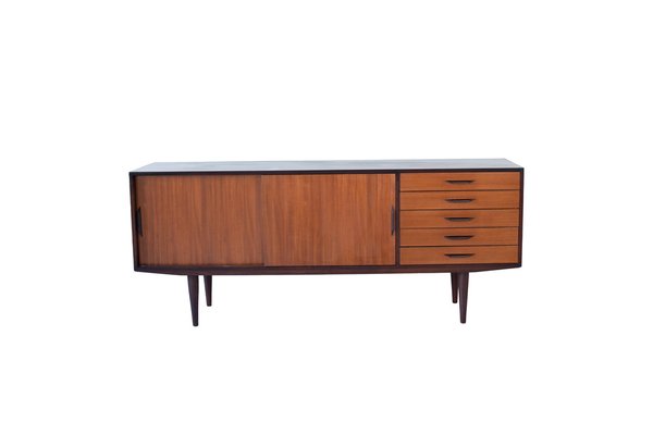 Mid-Century Modern German Teak Sideboard by Otto Wagner for Schwaco-Möbel-Werk, Herford, 1950s-IXA-1785290