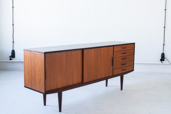 Mid-Century Modern German Teak Sideboard by Otto Wagner for Schwaco-Möbel-Werk, Herford, 1950s-IXA-1785290