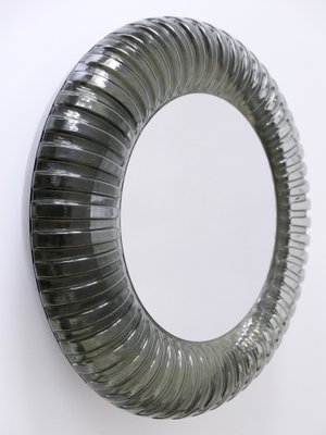 Mid-Century Modern Glass Backlit Wall Mirror, Germany, 1960s-WPT-1765979