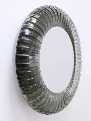 Mid-Century Modern Glass Backlit Wall Mirror, Germany, 1960s-WPT-1765979